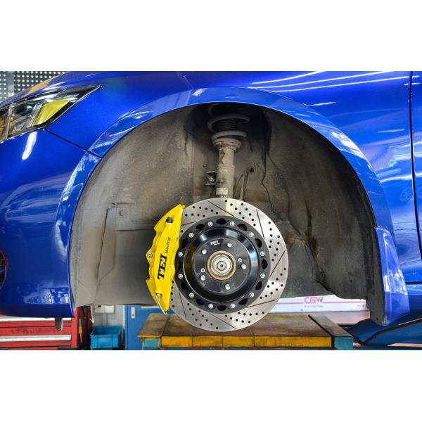 BBK For 4 Piston Caliper Honda Accord Big Brake Kit P40NS High Reliability TEI Racing Big Brake Kit