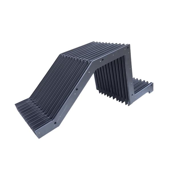 Fabric Nylon Accordion Linear Telescopic Slideway Covers Plastic Cover