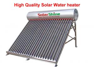 China Stainless Steel Evacuated Tube Solar Hot Water Heater Freestanding Installation on sale