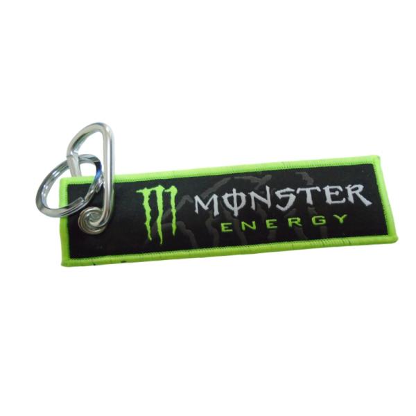 Polyester Custom Stylish Embroidery Key Holder With Remove Before Flight