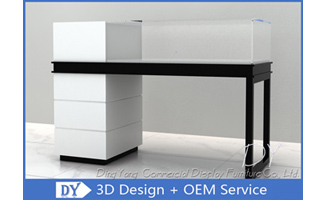 Attractive Style Inexpensive S/S Wood Glass Jewelery Display Cases