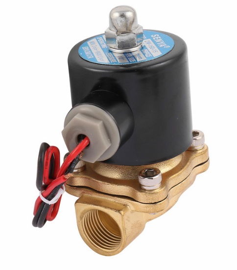 2W200 Series Solenoid Valve Diaphragm Custom Black NBR Working Medium With Water / Oil