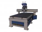 Popular 3 Head CNC Router Woodworking Machine For Wood Door Processing
