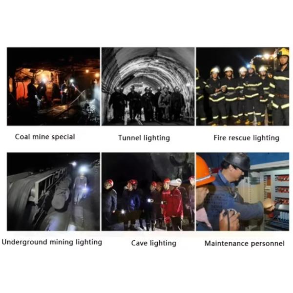 100000hrs Lifespan LED Mining Lamp with 15000 Lux Brightness and 3.7V Rated Voltage