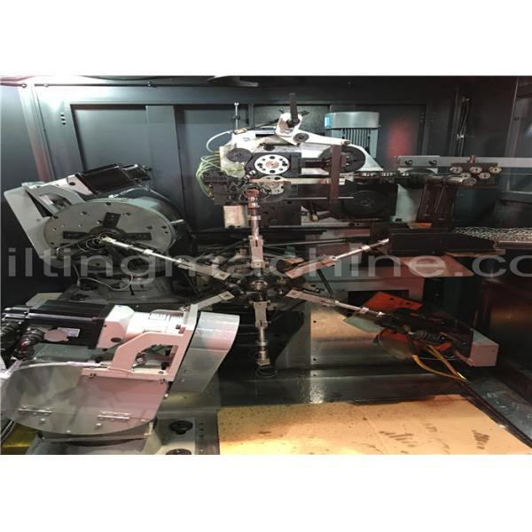 7 Roll CNC Mattress Spring Coiling Machine CE With Heat Treatment System
