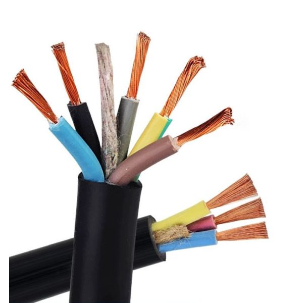 High Tensile Strength Rubber Flexible Cable Weather Proof For Outdoor Use