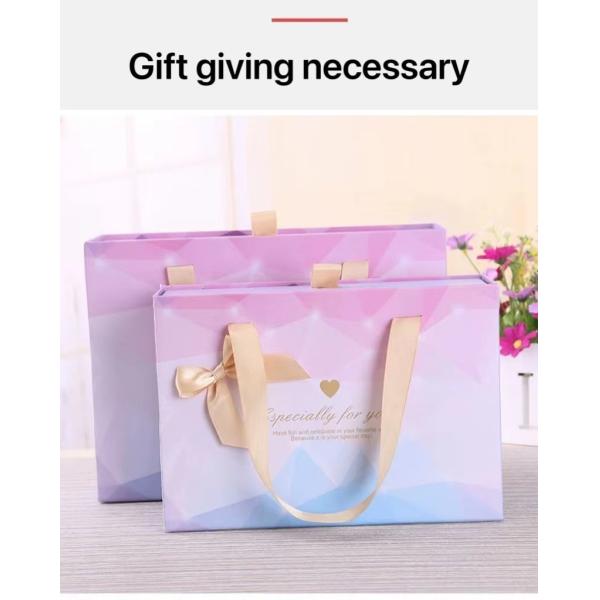 Fantasy Purple 2mm Cardboard Embossed Gift Box With Pull Out Drawer