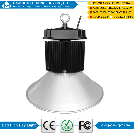 LED High Bay Light Bright White Lighting Fixture 150w induction light and gas station led high bay light