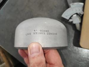 Buy cheap Super Duplex Pipe Fittings Cap BW ASME B16.9 SMLS 4 SCH40S Pipe Fittings product