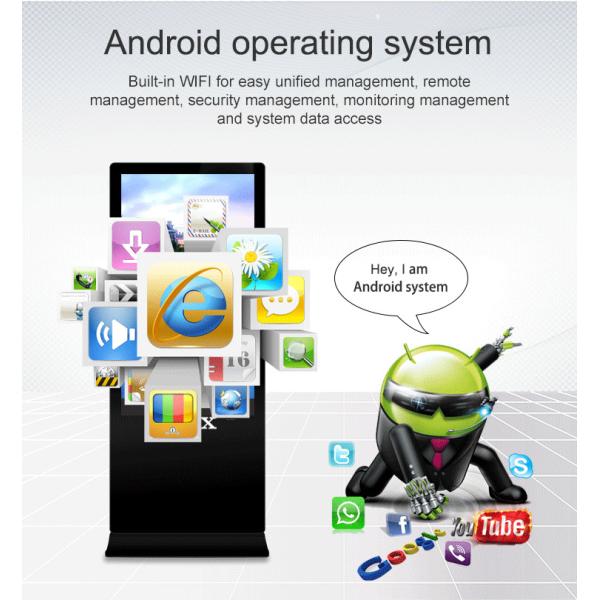 High Brightness Interactive Digital Signage Display 49 Inch For Banks