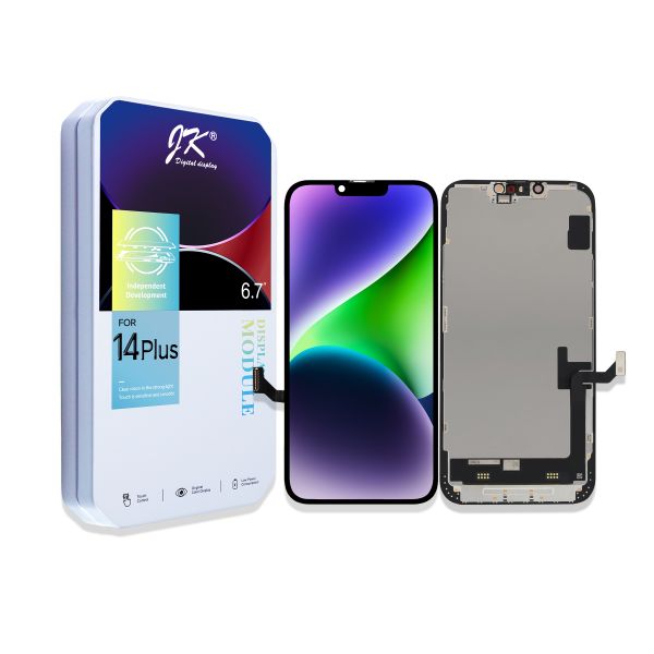 Factory Price JK Incell LCD Screen for iPhone 14 Plus with 1:1400 Contrast Ratio and 98% NTSC