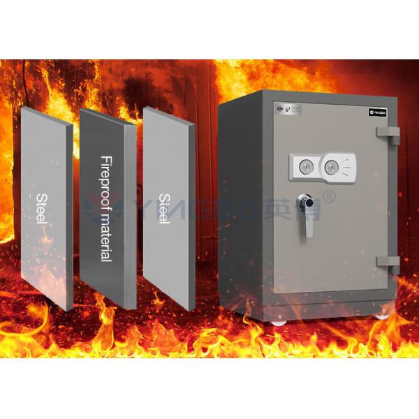 2 Hour Fireproof Fire Resistant Safe Box Ul Fire Rating Double Keys Lock