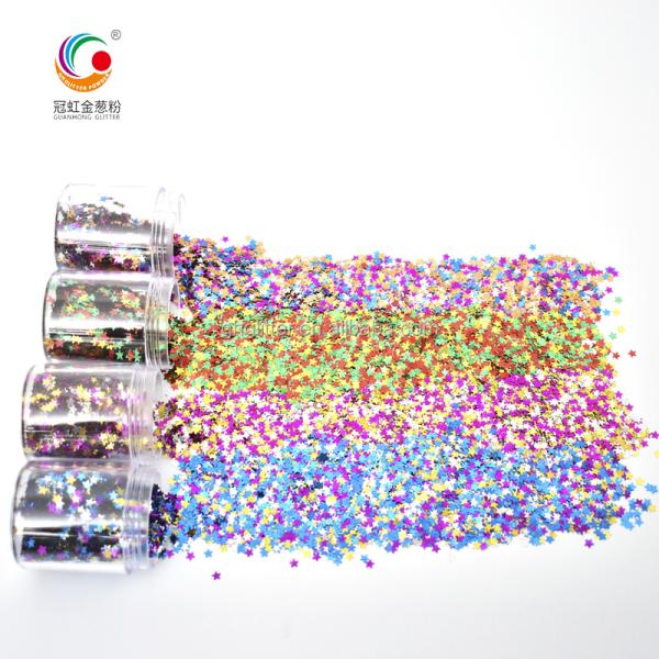 Colourful Stars Handicraft PET Glitter Powder Mix Sparkle Body Flakes