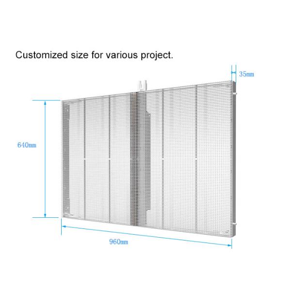 High Transparent LED Screens Lightweight Video Wall Display