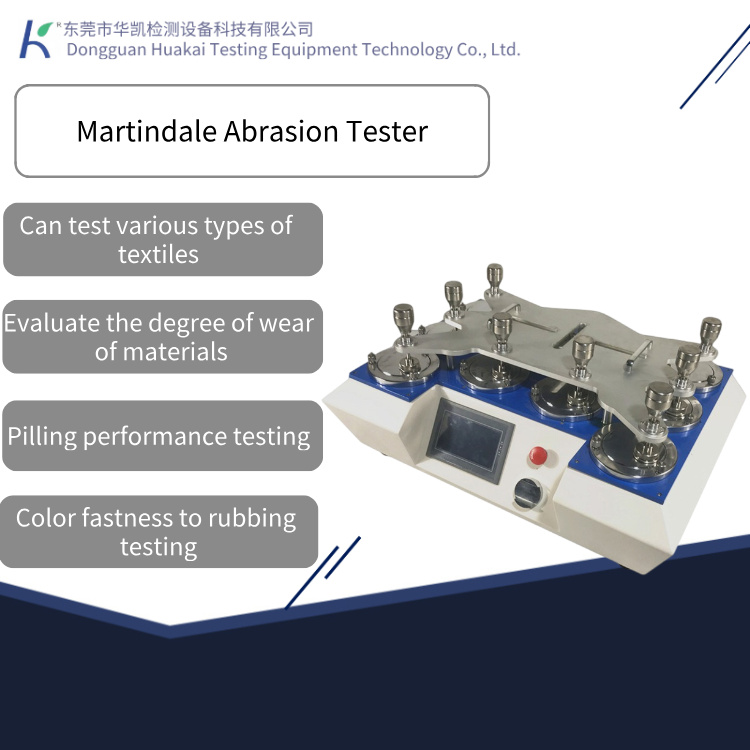 Programmable Martindale Abrasion Tester ASTM D4966 Martindale Pilling Testing Machine Textile Abrasion Wear Tester Equipment