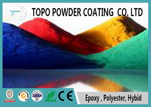Safe Low Gloss Easy Coat Powder Coating RAL2009 H Pencil Hardness For Metal Furniture