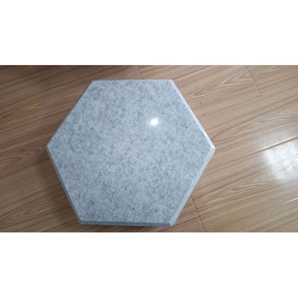 Beveled Edge Decor Hexagonal Acoustic Panels Sound Proof Wall Decorative