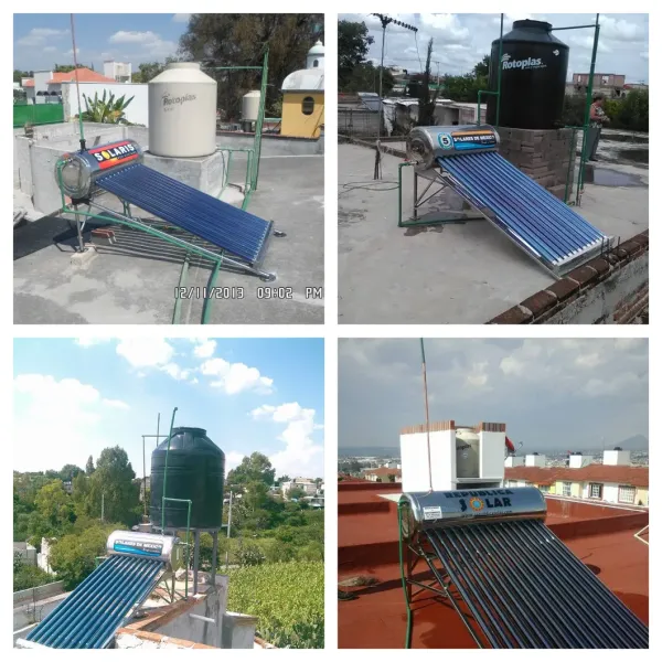 Stainless Steel Low Pressure Calentadores Solares De Agua