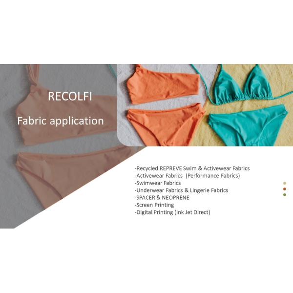 2 Way Elastane Activewear Made From Recycled Plastic 190gsm Weft Knitted