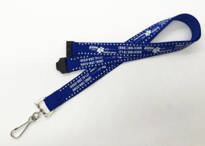 China personalized  silk screened polyester lanyards with twinkling diamonds for trade shows on sale