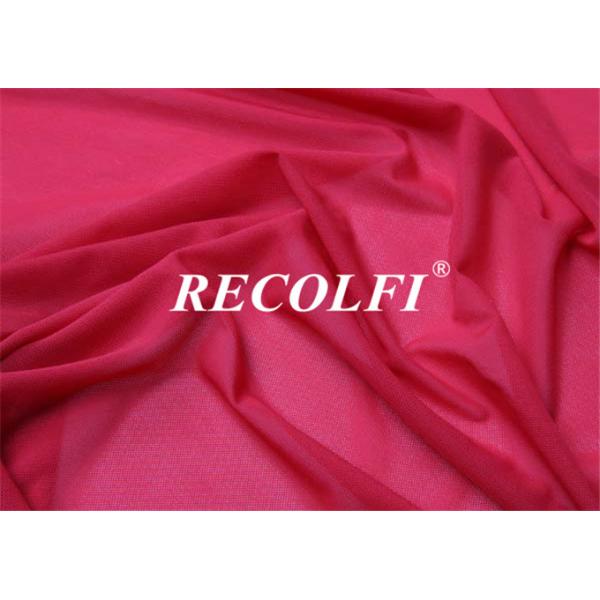 Breathable Solid Matte Mesh Fabric Activewear Made From Recycled Plastic