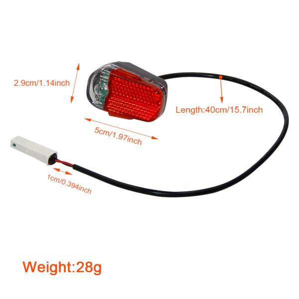 Max G30D Electric Scooter Rear light Lamp Mudguard Lights Sharing Scooter Parts