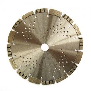 China Synthetic Diamond Asphalt Cutting Blade Inclined Teeth Drop Segment Protection on sale