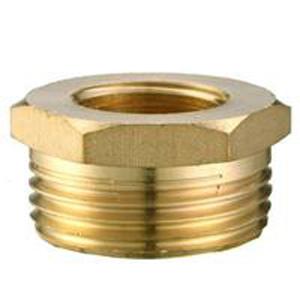 Buy cheap Brass reduced nipple/Brass reducer/Brass reducing nipple/OEM precision brass hose screw fitting/Hose connector product