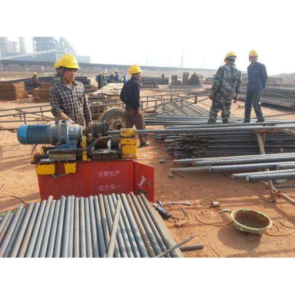 High Speed Rebar Thread Rolling Machine 4KW Power Electrical Control