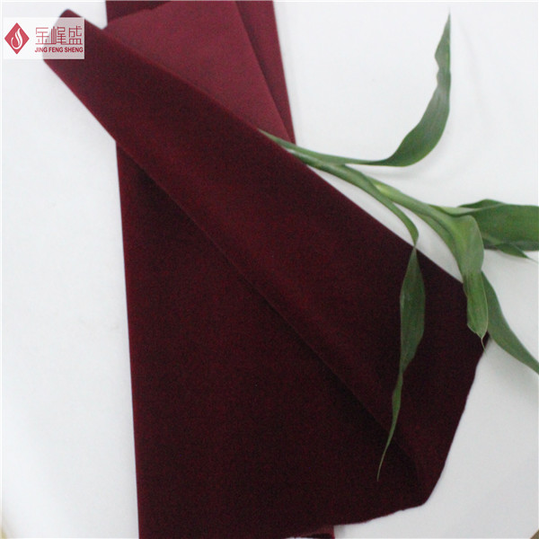 Nylon Jewelry Box Liner Fabric , Cotton Base Flocking Fabric for Upholstery