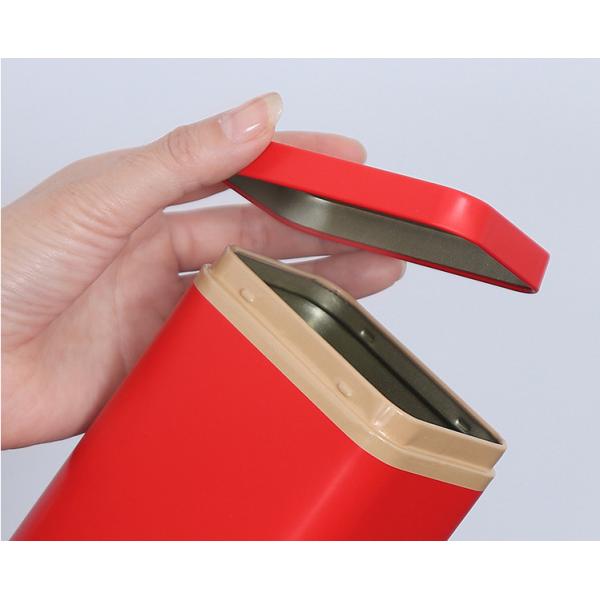 CMYK Printing Tea Tin Boxes Tinplate Coffee Package