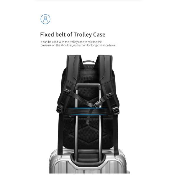 Usb Charging Waterproof Business Backpack 20-39Liter Dirt Resistant