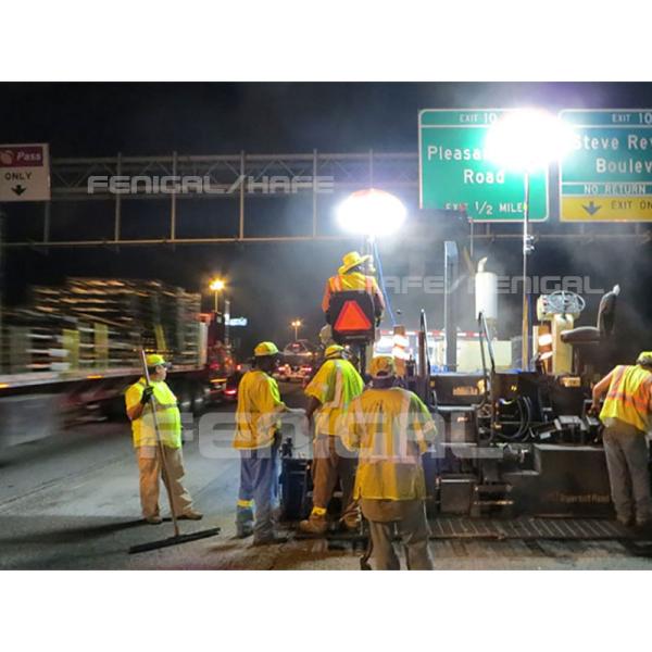 Glare Free 360 Degree Moon Balloon Lighting For Site Illumination