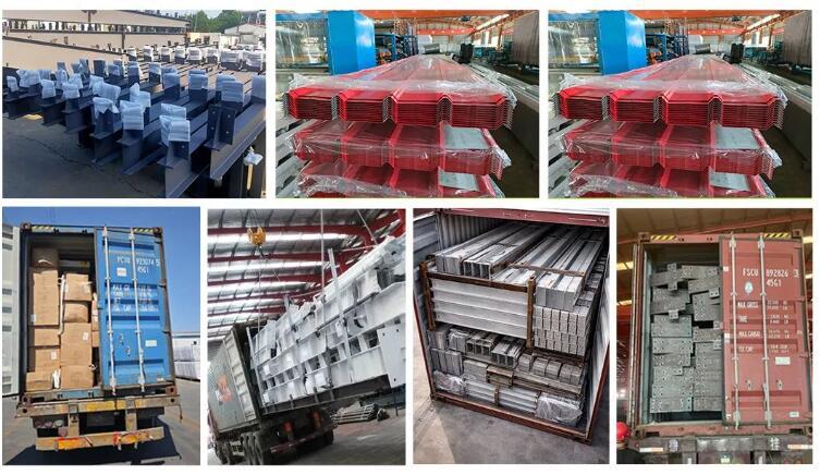 Prefabricated Light Weight Industrial Steel Structure Shed