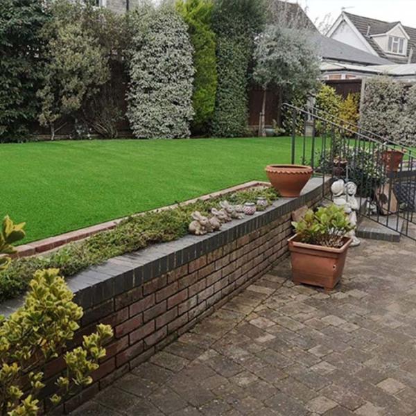 50mm Leisure Artificial Turf Flat Yarn Wear-Resistant High Permeability Environmental Protection