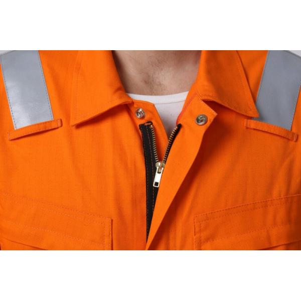 EN11611 Fire Resistant Clothing For Welding , 350gsm Water Proof Workwear