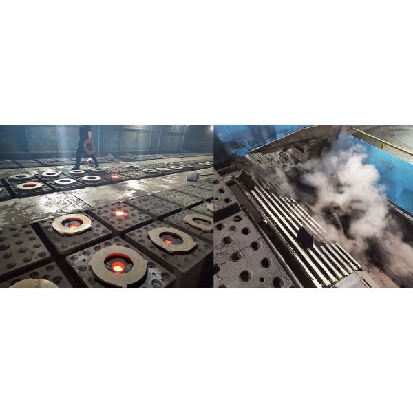 Crawler Type Foundry Sand Moulding Line 420mm-710mm Sand Mold Conveying And Pouring Production Line