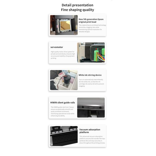30cm Dtf Roll Printer Digital A3 epson Inkjet T-Shirt Printing Machine Heat Transfer Pet Film Jersey Printer for Textile