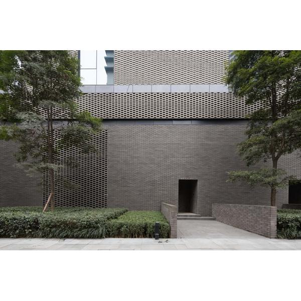 exterior wall bricks roughcast surface terracotta curtain wall