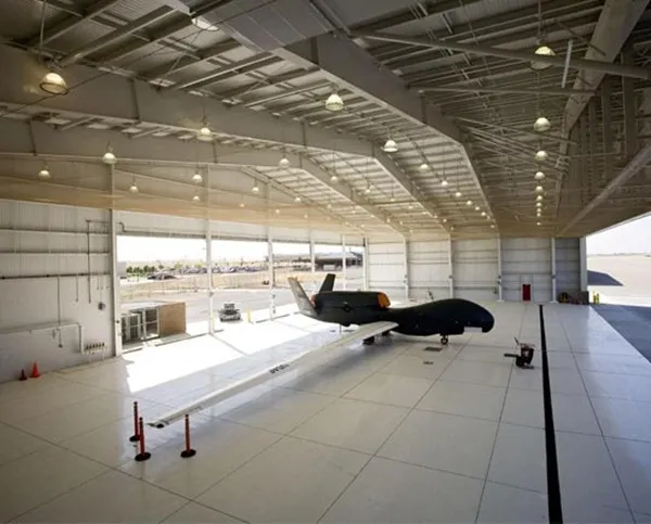 Pre-Engineered Factory Light Steel Structure Private Aircraft Hangar