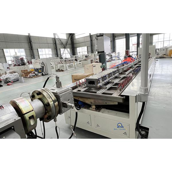 38CrMoALA Screw Material WPC Solid Door Frame Extrusion Line For Door Production