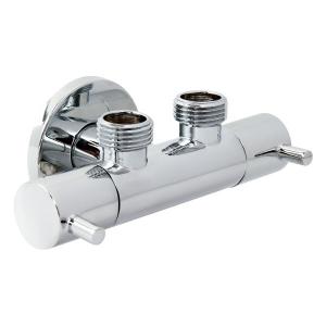 Buy cheap Bathroom Angle Valve Stop Single Inlet Double Outlet Double Control Valve For Shower Head product