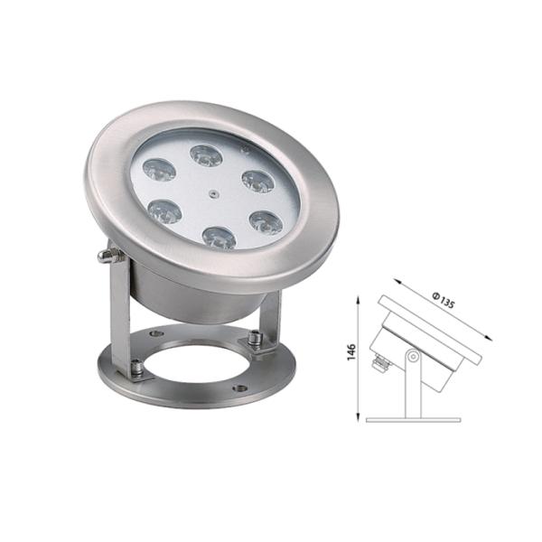 Big stainless steel housing LED Spot light 6-9W with good heat dissipation