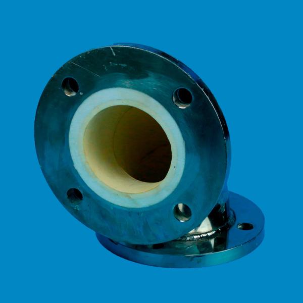 Powder Conveying Wear Resistant Pipeline Alumina Ceramic Lined Pipe Pipeline For Long Lasting