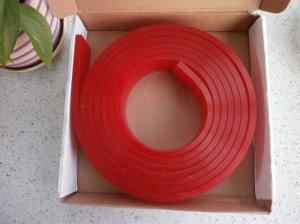 Buy cheap Tear Resistant Silk Screen Squeegee Rubber , Sharp 50 * 9 Silk Screen Squeegee product