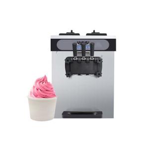 Buy cheap 3 Flavor Soft Ice Cream Machine Frozen Yogurt Machine 25L/H LCD Display product