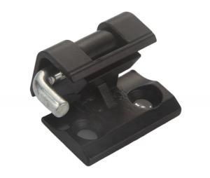 China Detachable Mechanical Concealed Cabinet Hinges Black Powder Coated on sale
