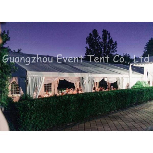 Luxury Large White Wedding Tent , Waterproof Outside Canopy Tent
