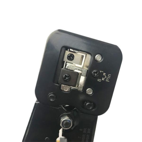 Kico Network Electronic Tools RJ11/RJ45 6P8P Modular Connectors Plug tool,Modular Plug Crimping Tool with Holes