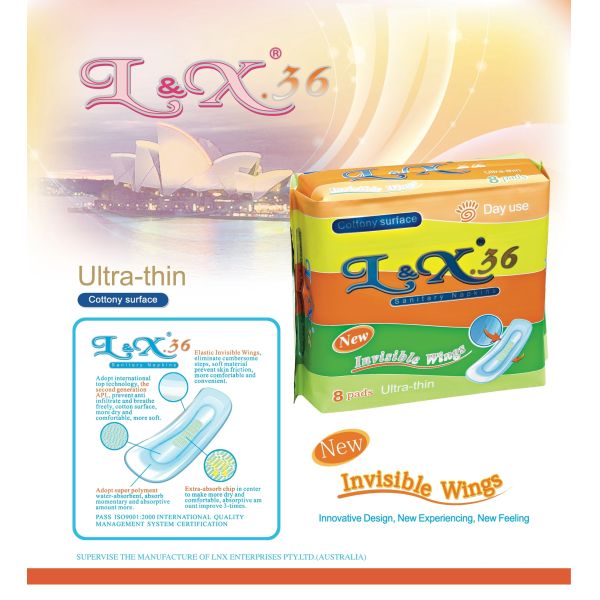 Flavorful Customizable Sanitary Napkins Pad for External Buyers and Customization Options